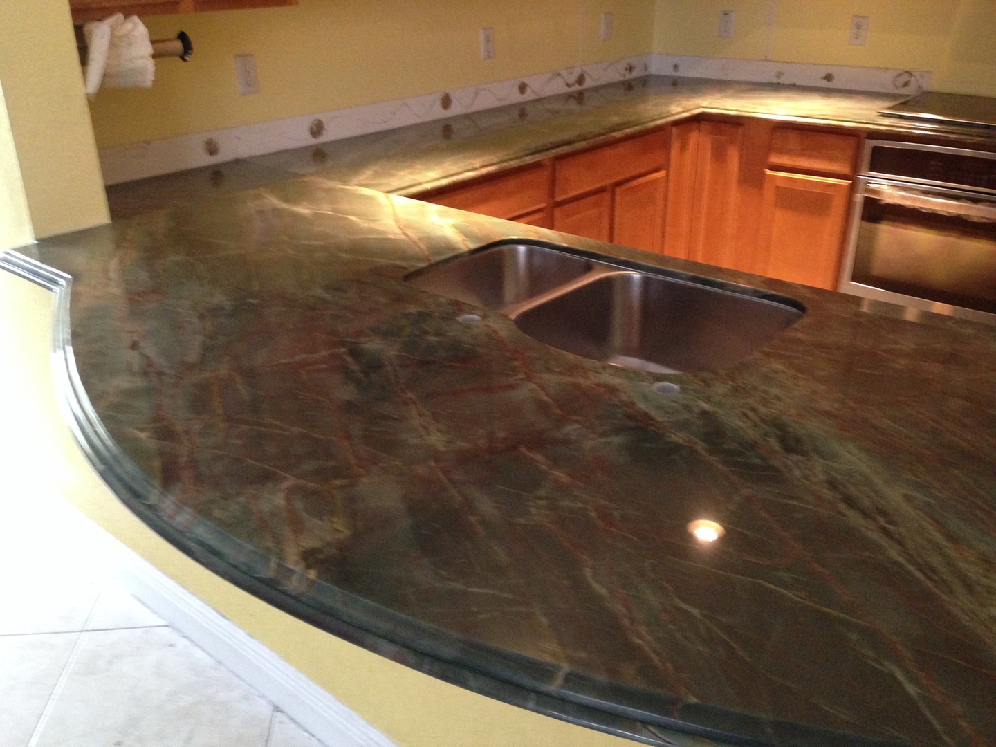Granite installation