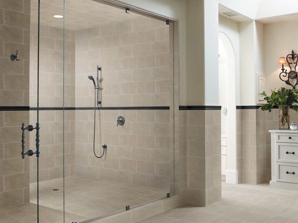 Limestone stone installation