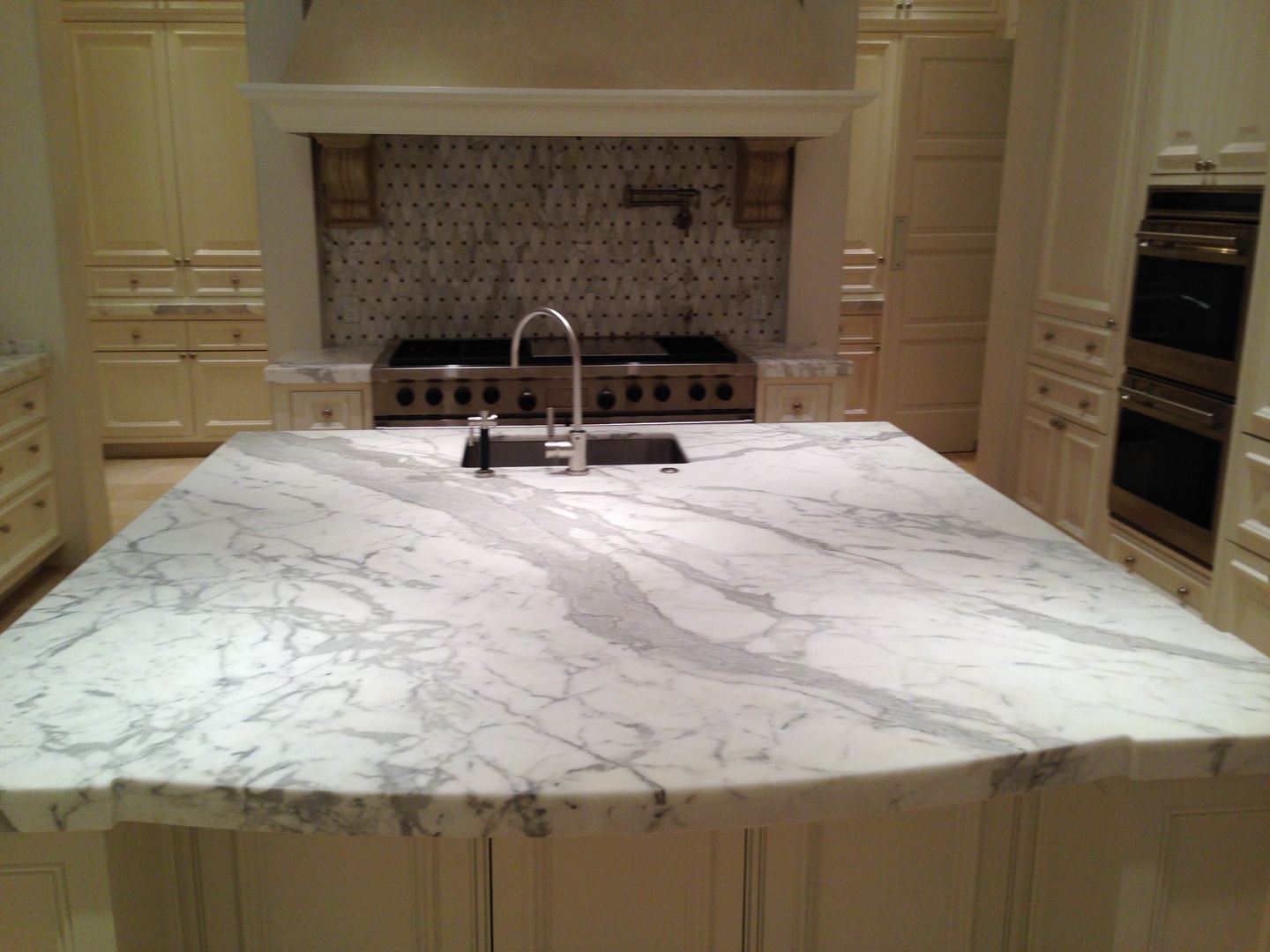 Marble installation