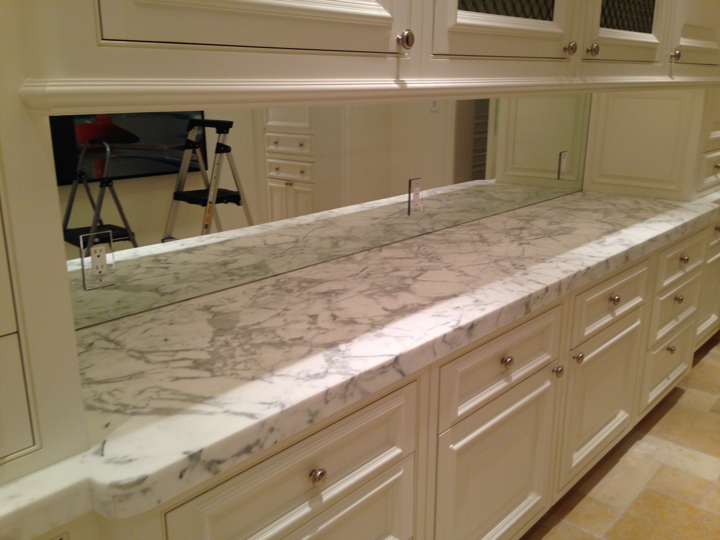 Marble installation