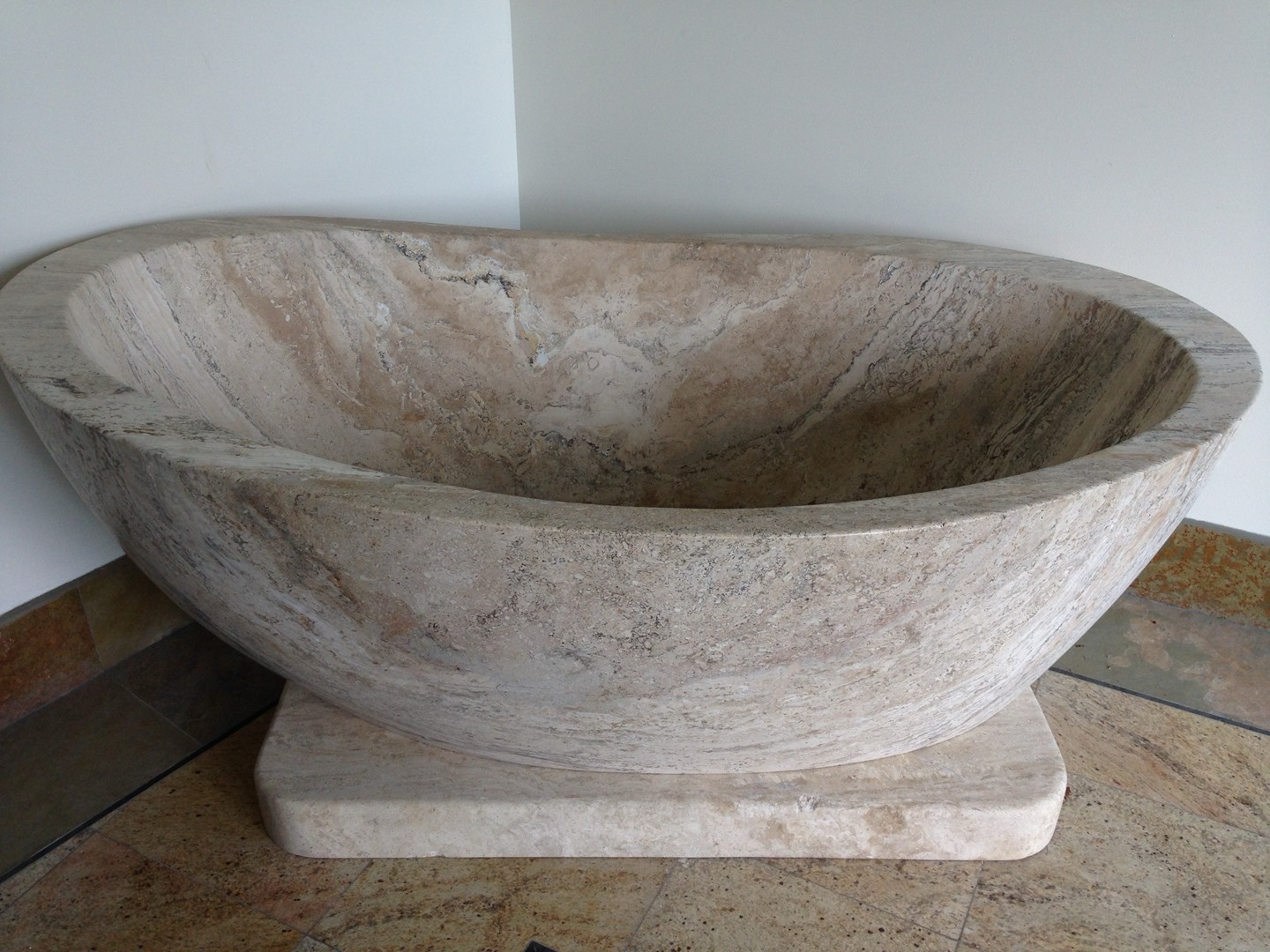 Marble bathtub