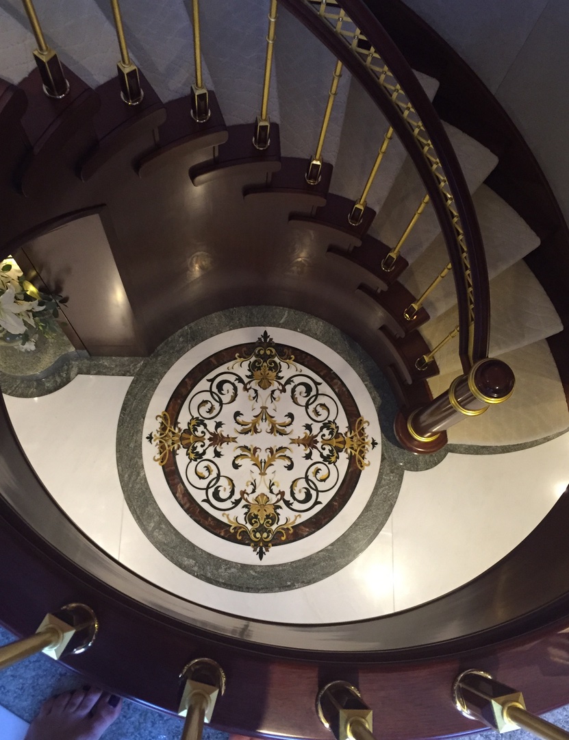 Yacht stone interior