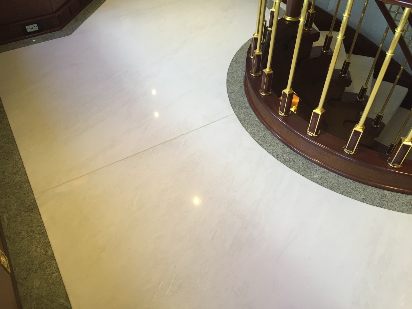 Yacht stone interior